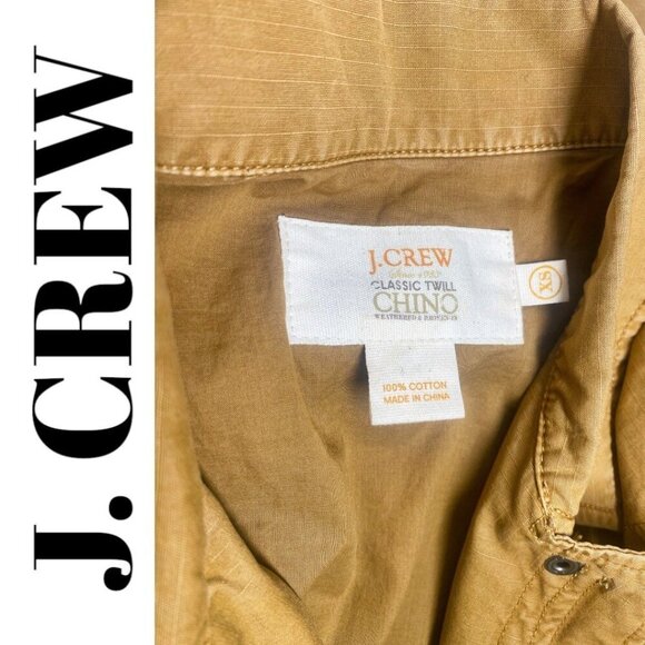 J. CREW Classic Vintage Twill Chino 100% Cotton Safari Utility Jacket, Medium - Picture 6 of 12